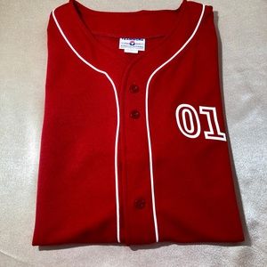 NBA NOVELL 01 baseball jersey tee shirt red 3XL